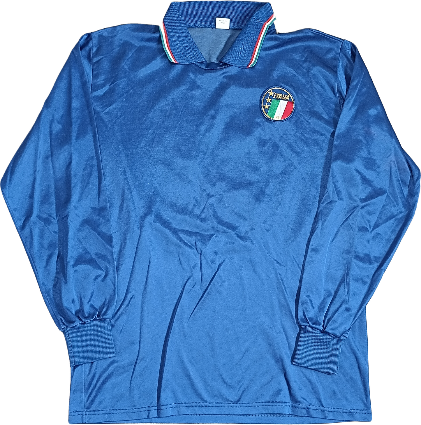 Maglia calcio vintage Italia Match Worn Friendly Roberto Baggio Diadora 1987