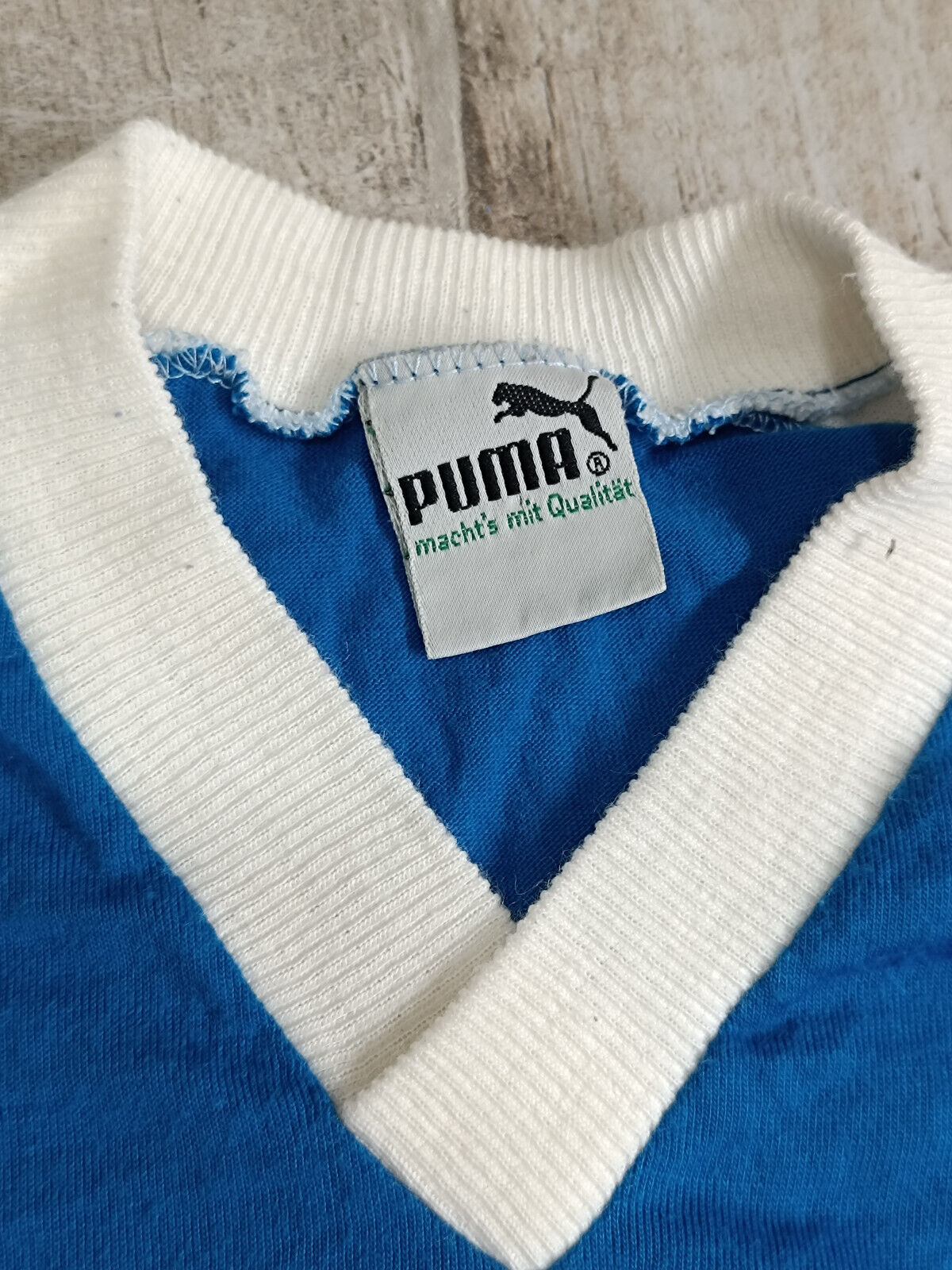 maglia calcio vintage Uruguay Puma shirt 70s 80s home L