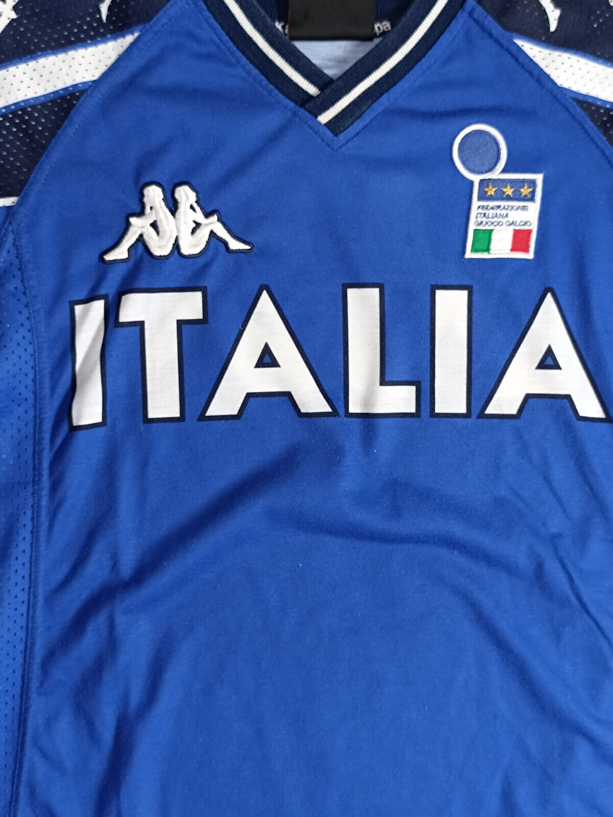 maglia calcio vintage italia training Kappa shirt EURO 2000 Totti Del Piero