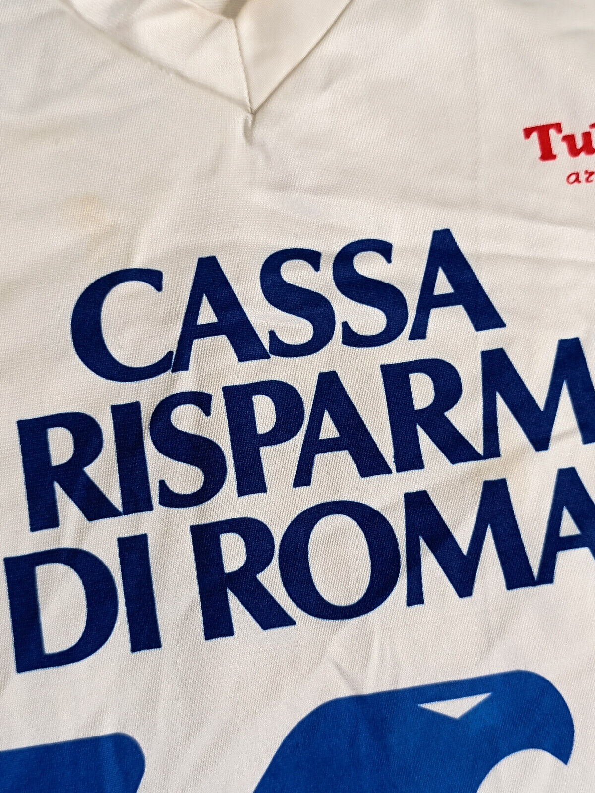 maglia calcio vintage Tuttosport Lazio Fiorini -9 1986 1987 Cassa Di Risparmio