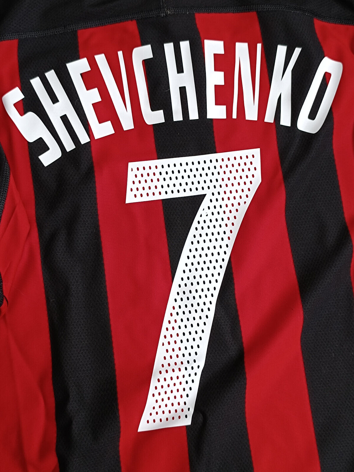 maglia calcio vintage AC Milan Shevchenko Adidas 2003 2004 MERIVA DERBY vs Inter