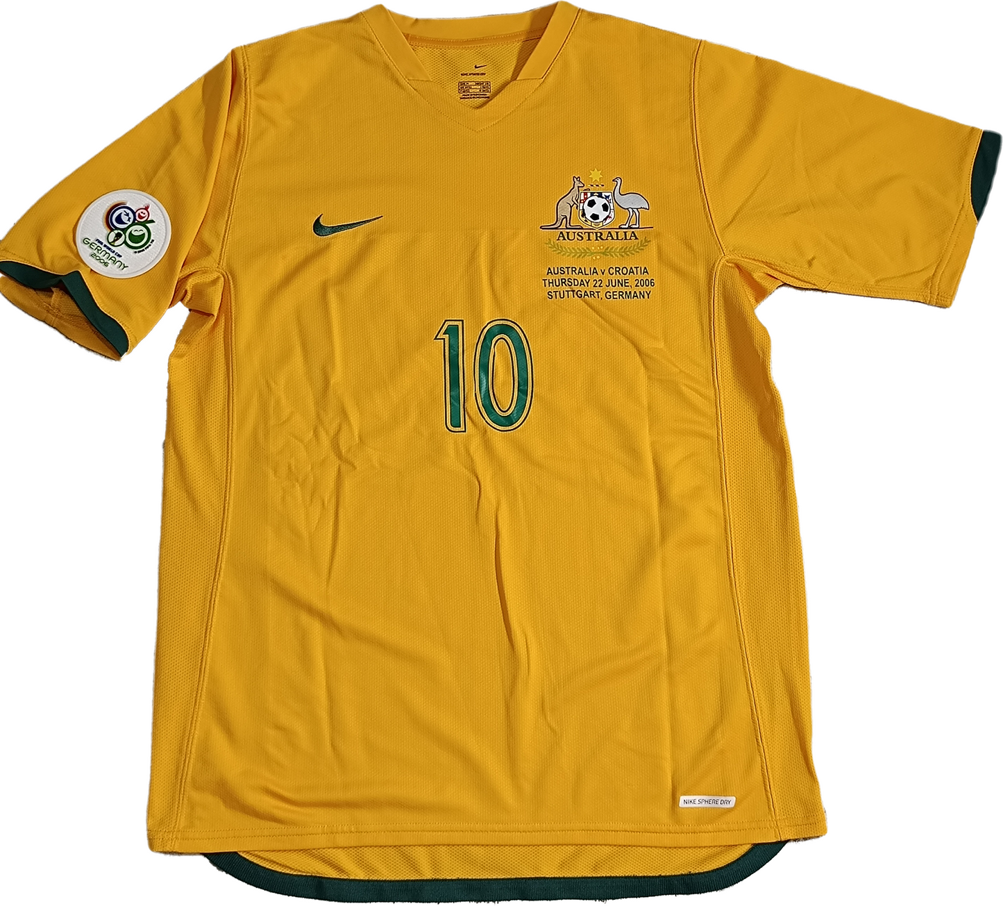 maglia calcio vintage Australia Nike Kewell vs CROATIA World Cup Germany 2006