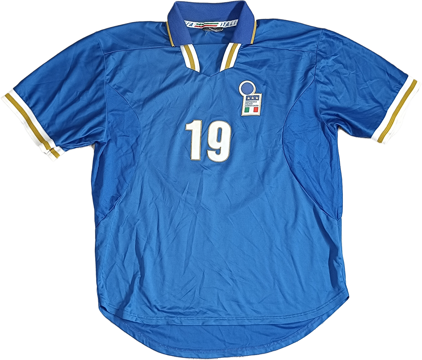 maglia calcio vintage italia match ISSUE player CHIESA #19 Italy EURO 1996 Nike