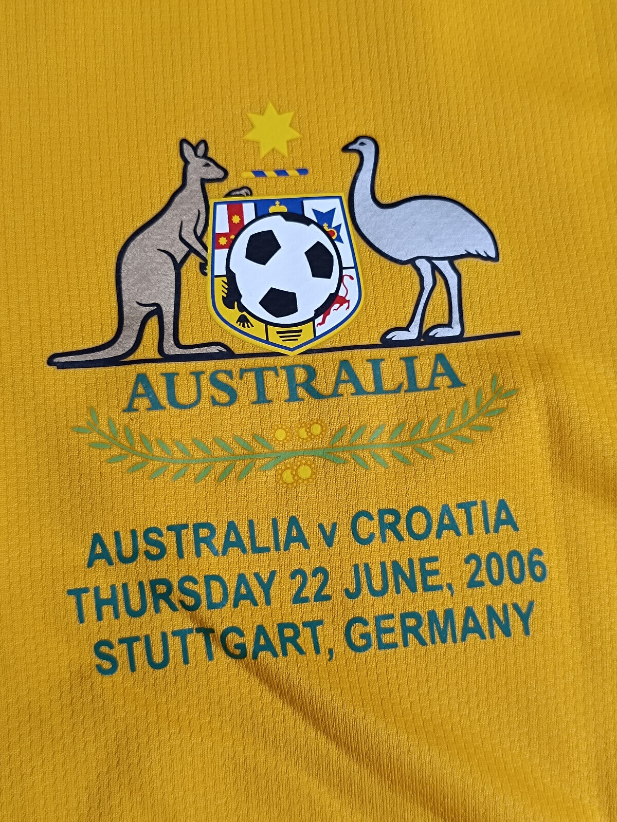 maglia calcio vintage Australia Nike Kewell vs CROATIA World Cup Germany 2006