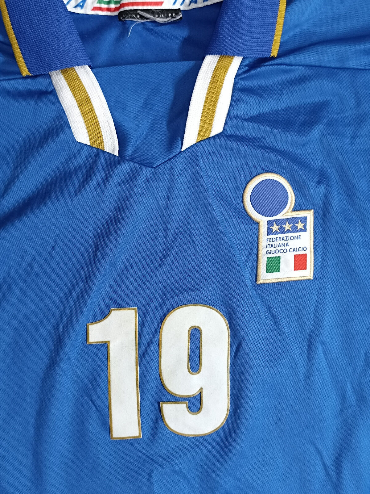 maglia calcio vintage italia match ISSUE player CHIESA #19 Italy EURO 1996 Nike