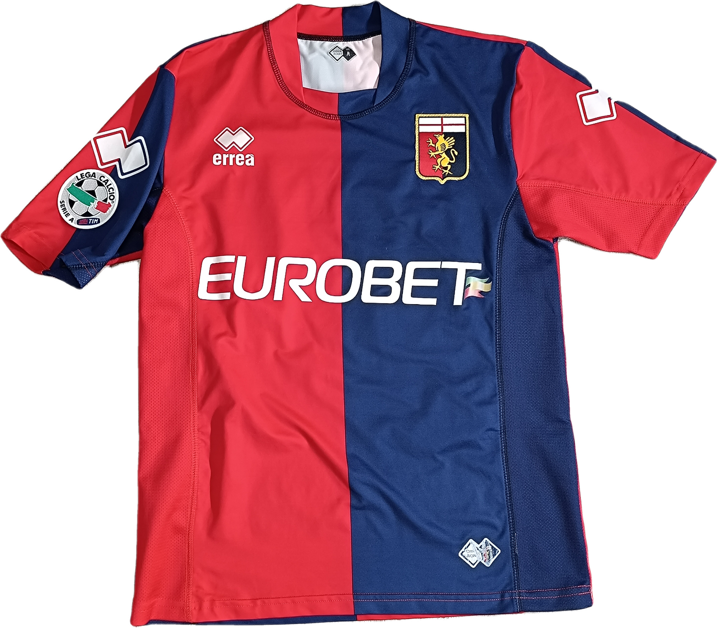 maglia calcio Genoa vintage Errea DI VAIO 2007 2008 M Serie A jersey