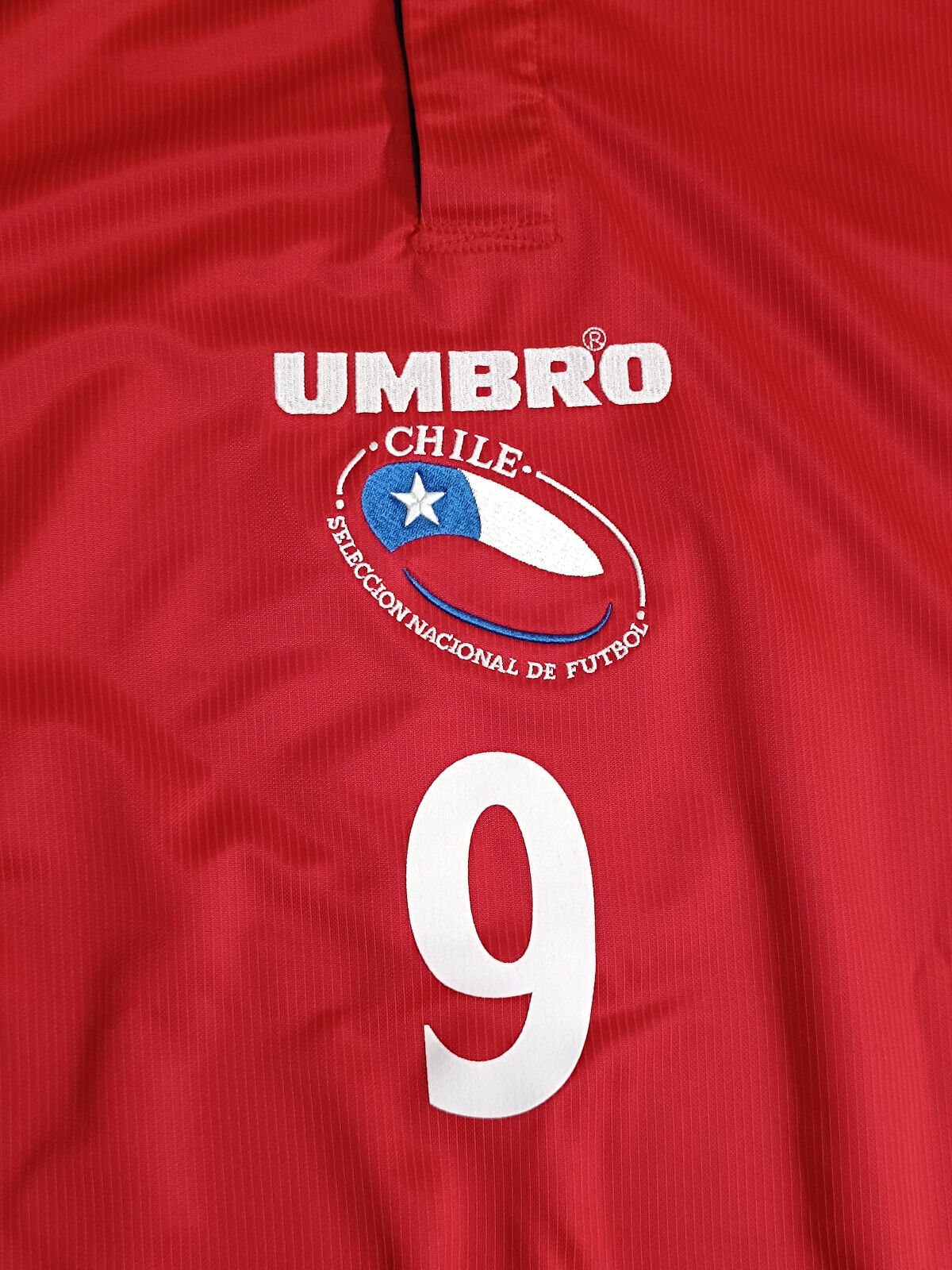 maglia calcio vintage Chile ZAMORANO Umbro 1999 2000 home Copa America