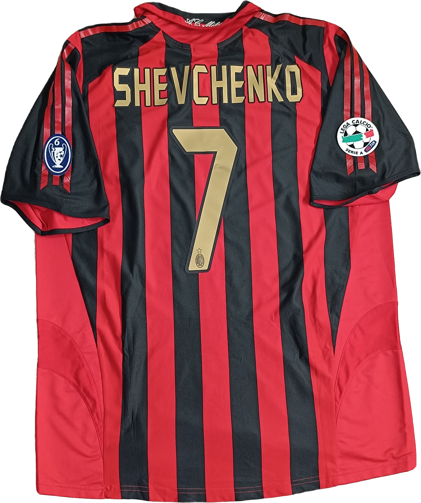 maglia calcio vintage AC Milan Shevchenko Adidas 2005 2006 Zafira home XL