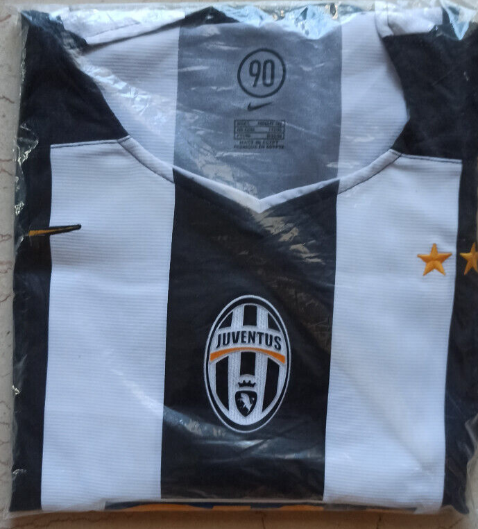 maglia calcio vintage Juventus IBRAHIMOVIC Nike shirt 2004 2005 jersey Sky L