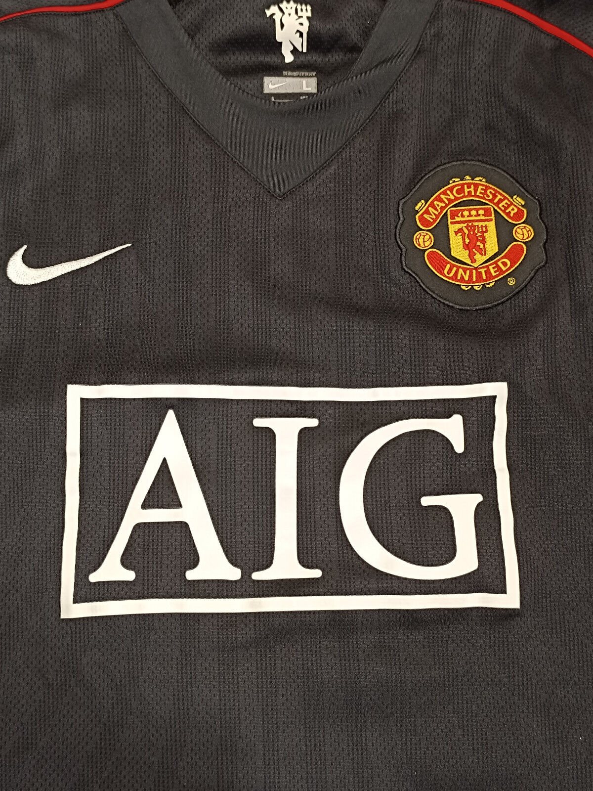 maglia manchester united Rooney 2007 2008 AIG L CR7 jersey premier UCL