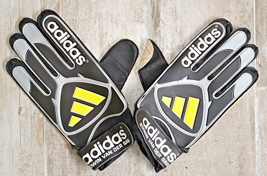 guanti portiere Van Der Sar Adidas Goalkeeper gloves vintage 2000