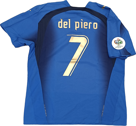 maglia calcio Del Piero vintage Italia 2006 Puma World Cup 2006 L originale