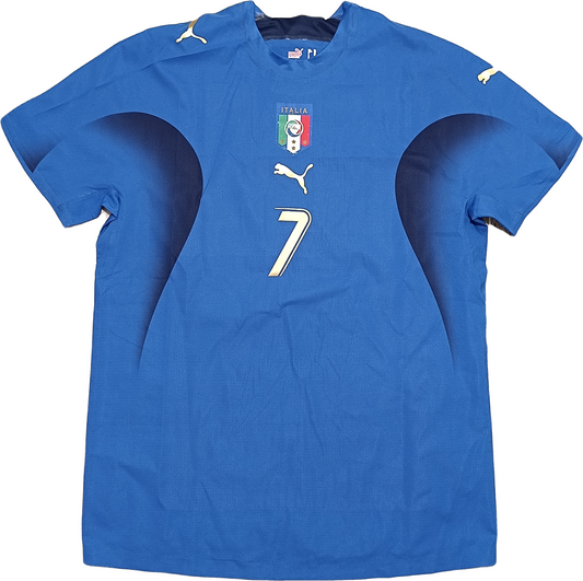 Maglia calcio vintage Italia World Cup 2006 Del Piero Player Issue GARA PUMA XL