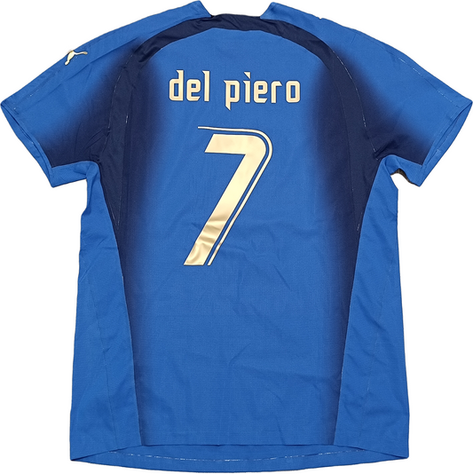 Maglia calcio vintage Italia World Cup 2006 Del Piero Player Issue GARA PUMA XL