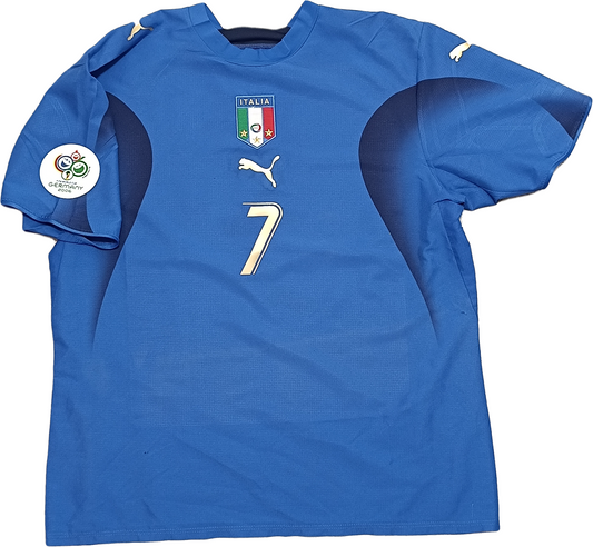 maglia calcio Del Piero vintage Italia 2006 Puma World Cup 2006 L originale