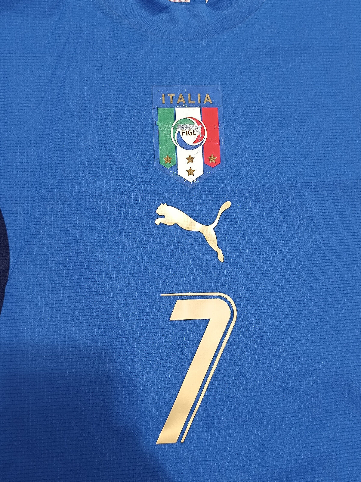 Maglia calcio vintage Italia World Cup 2006 Del Piero Player Issue GARA PUMA XL