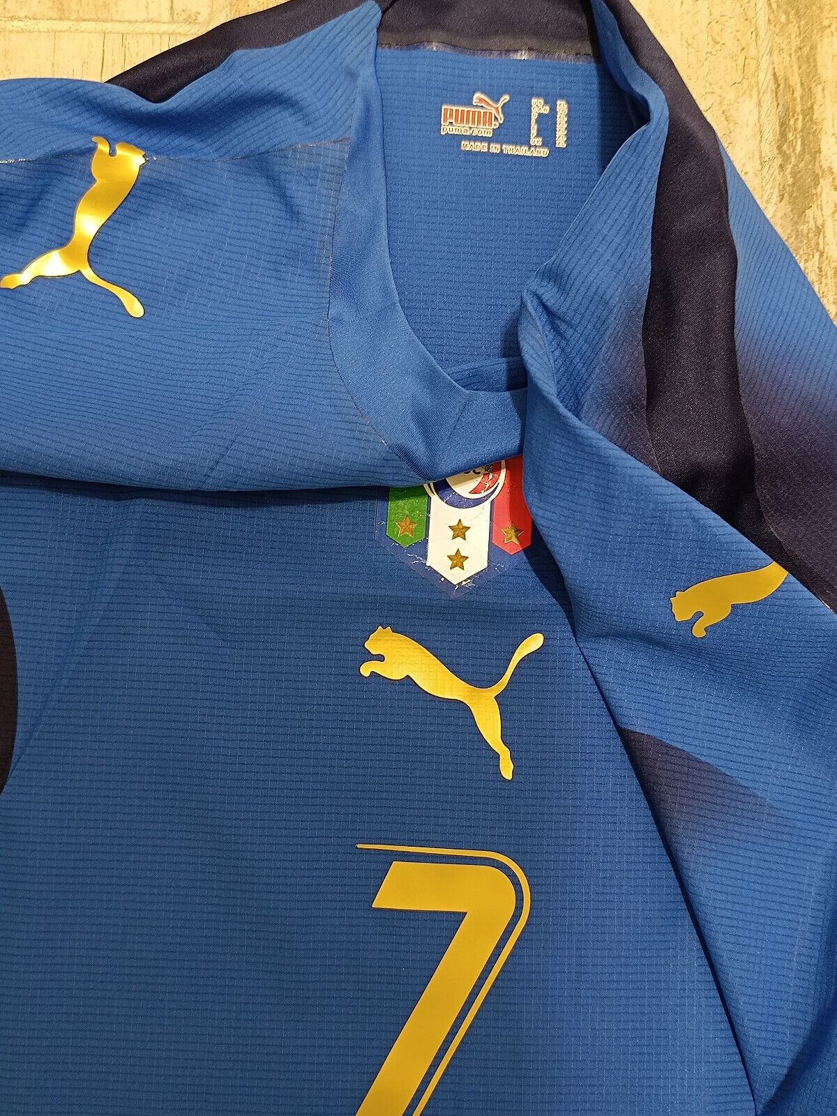 Maglia calcio vintage Italia World Cup 2006 Del Piero Player Issue GARA PUMA XL