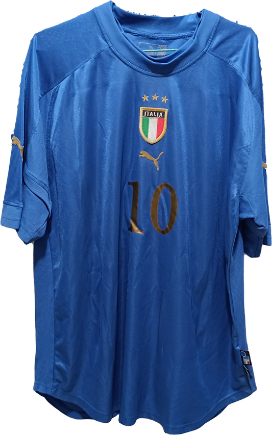 maglia calcio vintage Roberto Baggio Last Game Italy italia Puma 2004 L