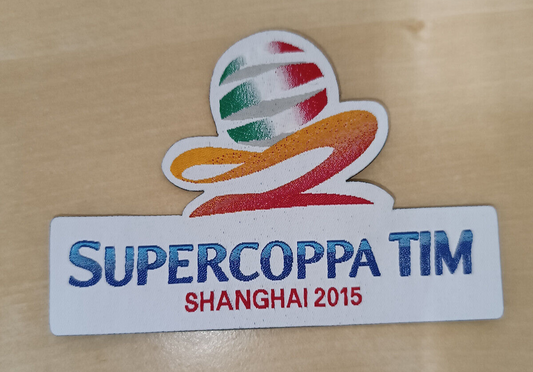 TOPPA UFFICIALE FINALE SUPERCOPPA ITALIANA TIM  SHANGHAI 2015 OFFICIAL PATCH