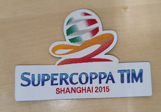 TOPPA UFFICIALE FINALE SUPERCOPPA ITALIANA TIM SHANGHAI 2015 OFFICIAL PATCH