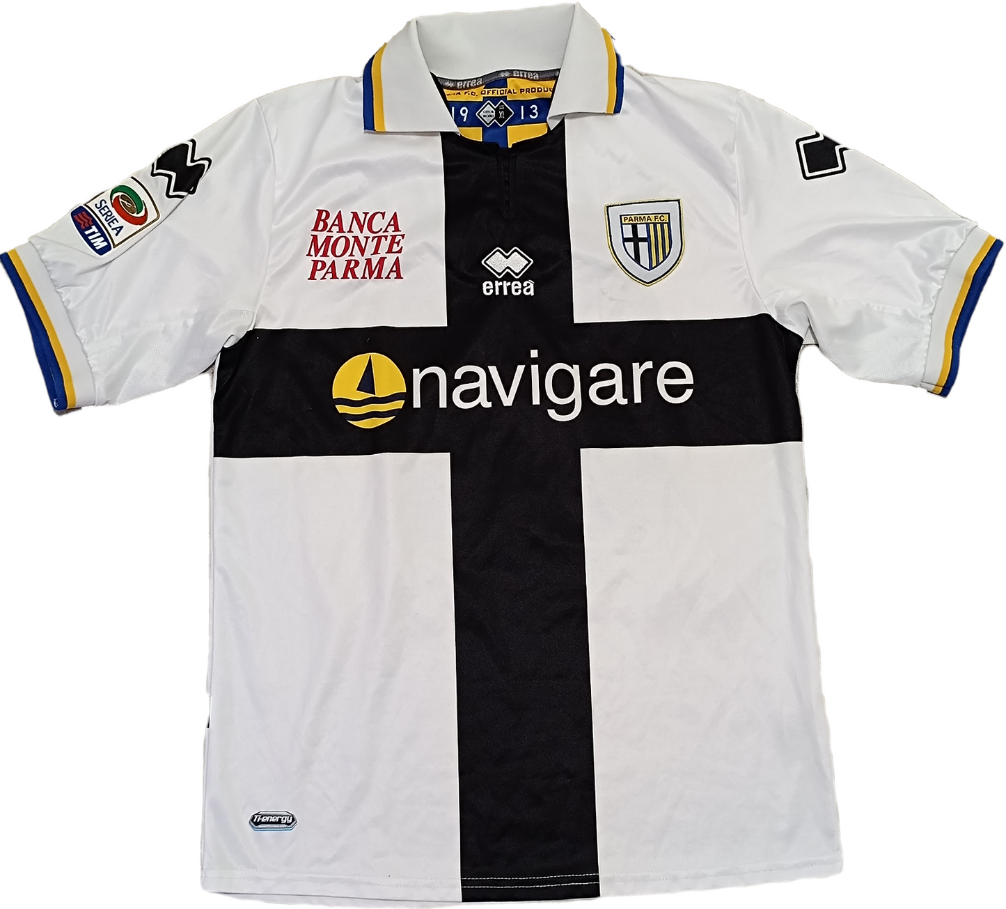 maglia calcio vintage Parma errea GIOVINCO Serie A 2010 2011 gara match issue XL