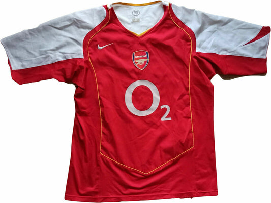 maglia calcio vintage Bergkamp Arsenal vintage Nike 2004-05 M Highbury Premier