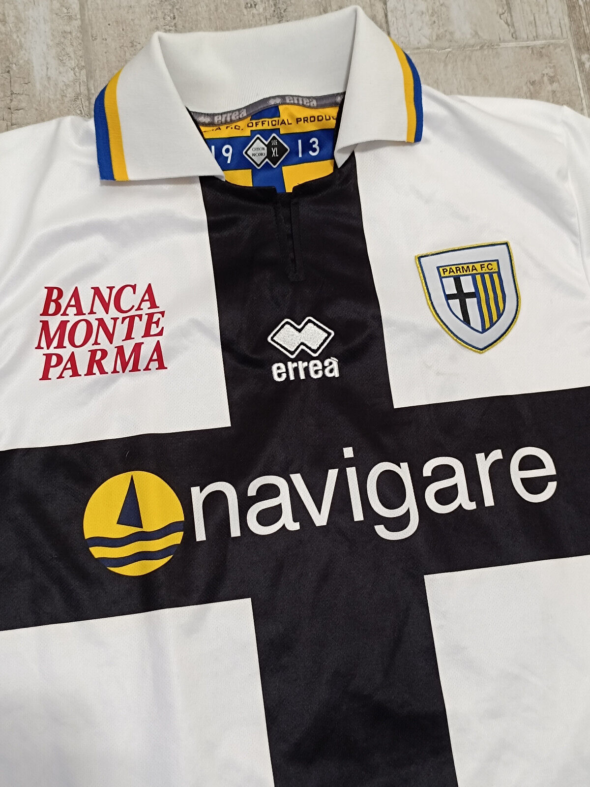 maglia calcio vintage Parma errea GIOVINCO Serie A 2010 2011 gara match issue XL