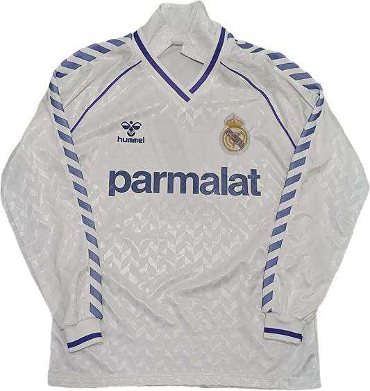 maglia calcio camiseta vintage Real Madrid Butragueno Hummel  1986 1987 Small