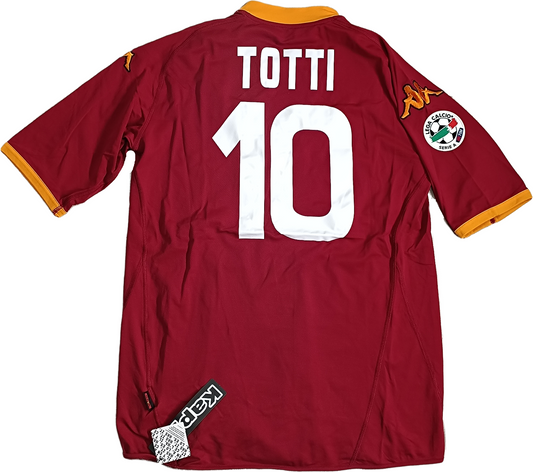 maglia calcio vintage Roma Totti Kappa Wind 2007 2008 XXL *NUOVA* vintage