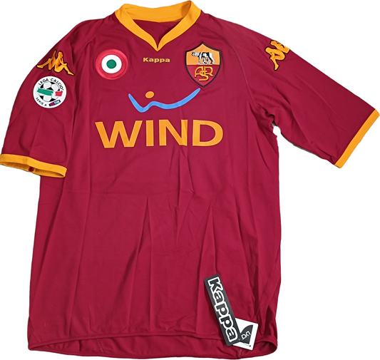 maglia calcio vintage Roma Totti Kappa Wind 2007 2008 XXL *NUOVA* vintage