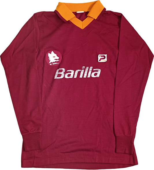 maglia calcio vintage AS Roma Bruno Conti Patrick Barilla 1982 1983 scudetto