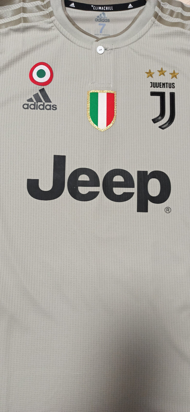 maglia calcio match gara Cristiano Ronaldo Jeep juventus climachill 2018-19 Jeep