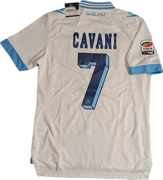 maglia calcio vintage Napoli Cavani Away 2012 2013 shirt Jersey Macron S Lete