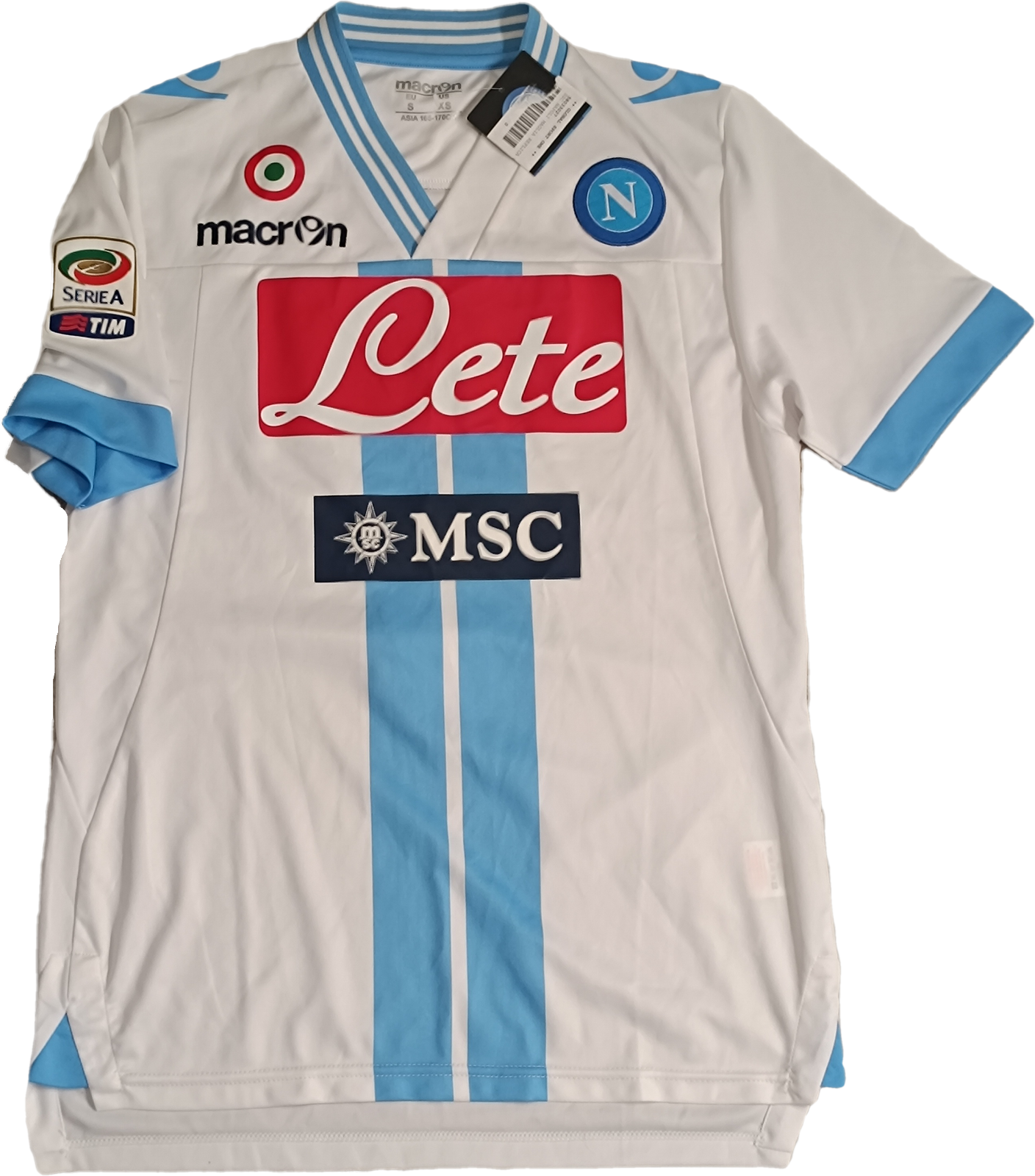 maglia calcio vintage Napoli Cavani Away 2012 2013 shirt Jersey Macron S Lete