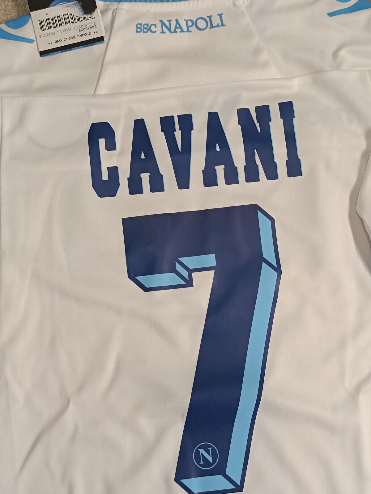 maglia calcio vintage Napoli Cavani Away 2012 2013 shirt Jersey Macron S Lete