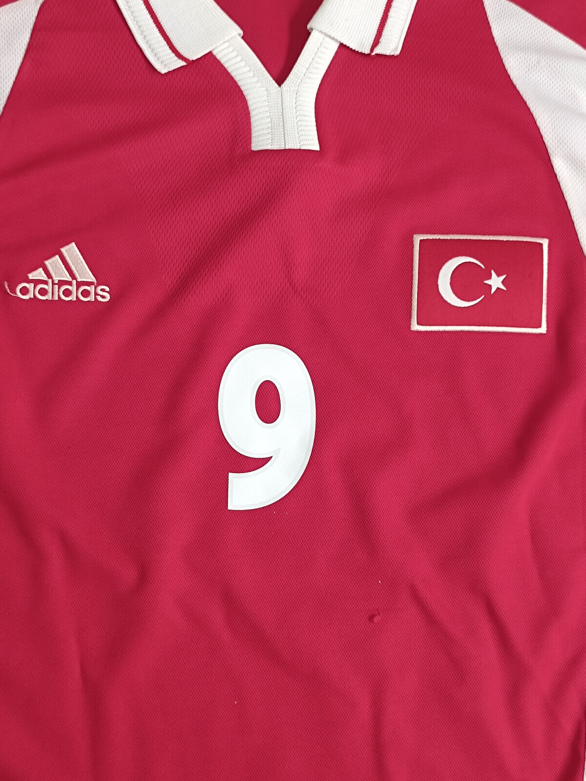 maglia calcio vintage Turchia Adidas shirt Turkey Hakan Sukur EURO 2000