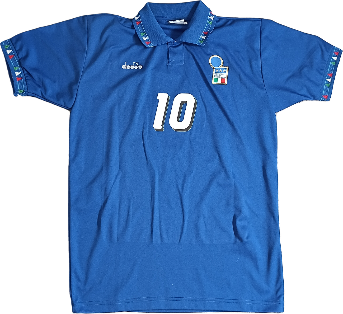 maglia calcio vintage Italia World Cup 1994 Roberto Baggio Fan version M