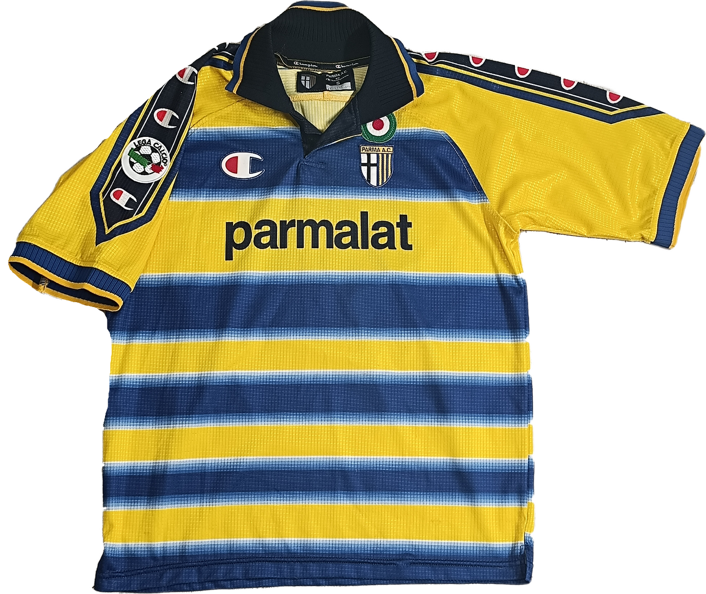 maglia calcio Parma Vintage Crespo Parmalat PUMA 1998 1999 Player gara