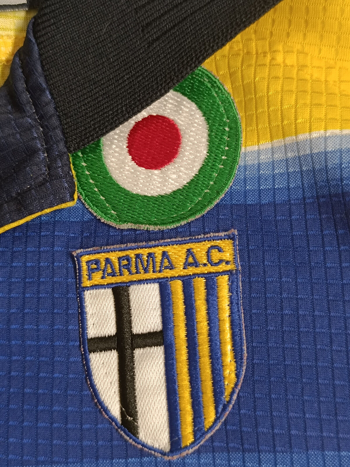 maglia calcio Parma Vintage Crespo Parmalat PUMA 1998 1999 Player gara