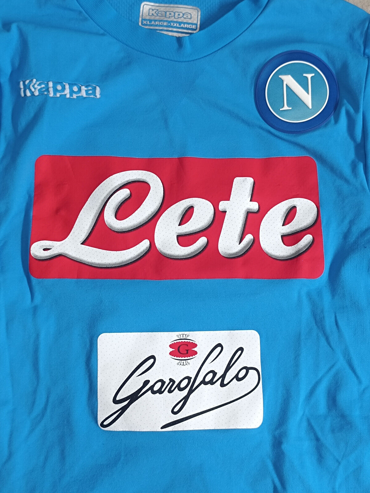 Maglia Calcio Worn Napoli Jersey 2016-17 HAMSIK Lete Serie A Macron XL Kimbo