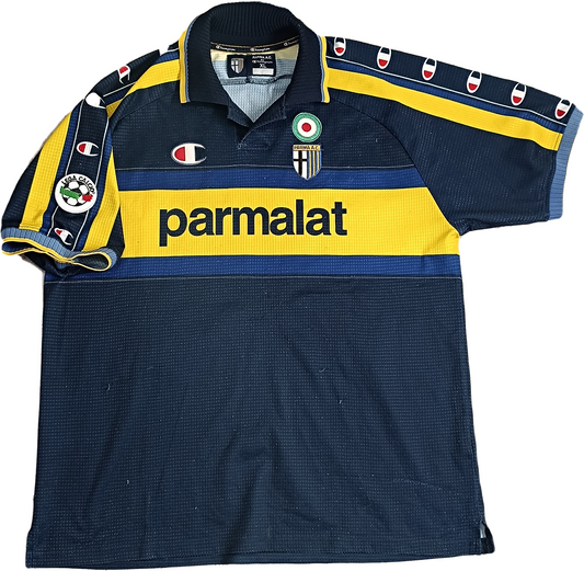 maglia calcio Parma Ortega vintage Jersey Third Puma 1999 2000 Parmalat XL