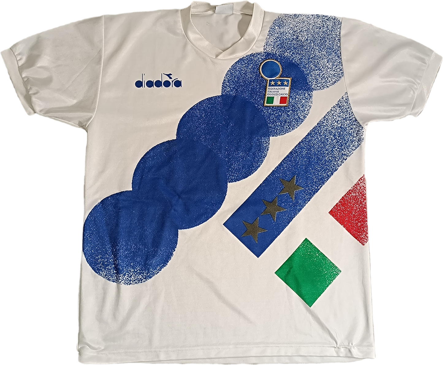 maglia calcio vintage Italia 1993 Diadora Roberto Baggio Training shirt jersey