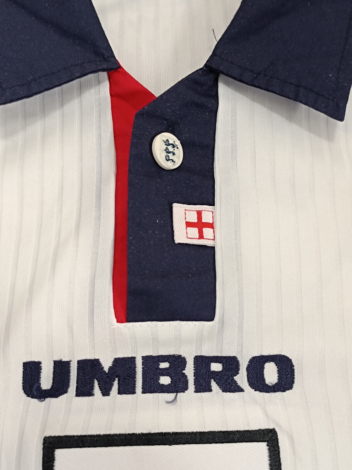 Maglia calcio vintage shirt England Umbro Beckham XL FIFA WORLD CUP 1998