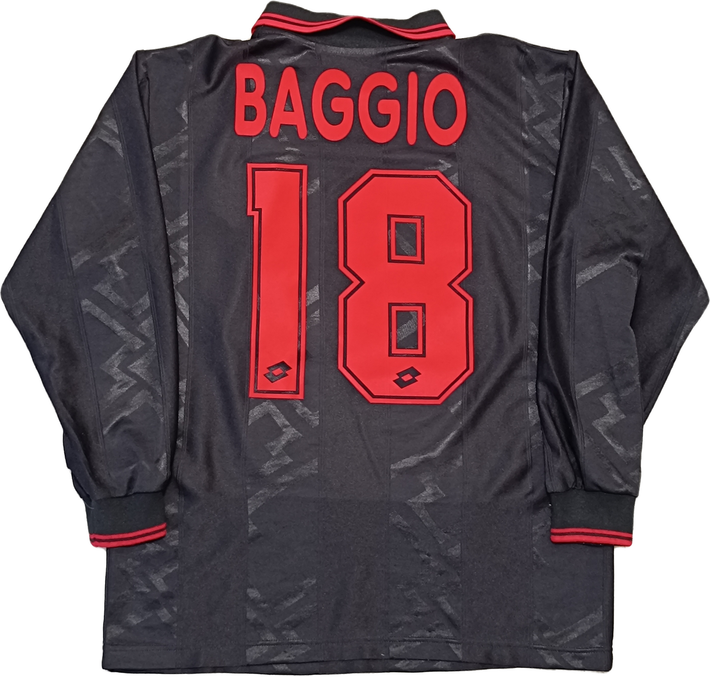 maglia calcio vintage AC Milan UEFA Cup 1996 1997 Roberto Baggio Opel S player