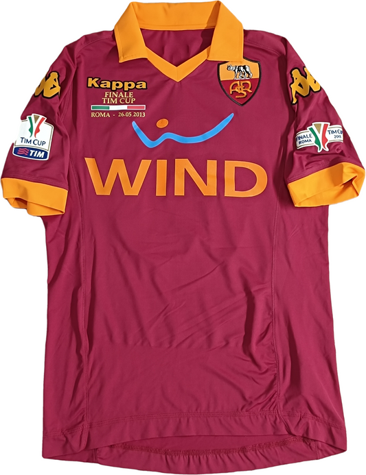 maglia calcio AS Roma vintage Totti Finale TIM CUP 26 Maggio 2013 Wind Home S