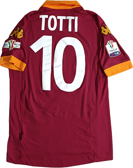 maglia calcio AS Roma vintage Totti Finale TIM CUP 26 Maggio 2013 Wind Home S