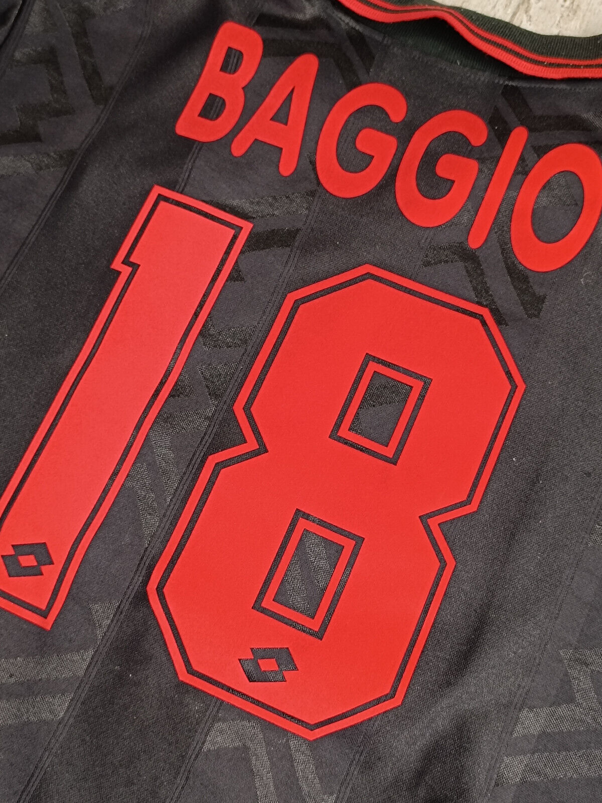 maglia calcio vintage AC Milan UEFA Cup 1996 1997 Roberto Baggio Opel XL player