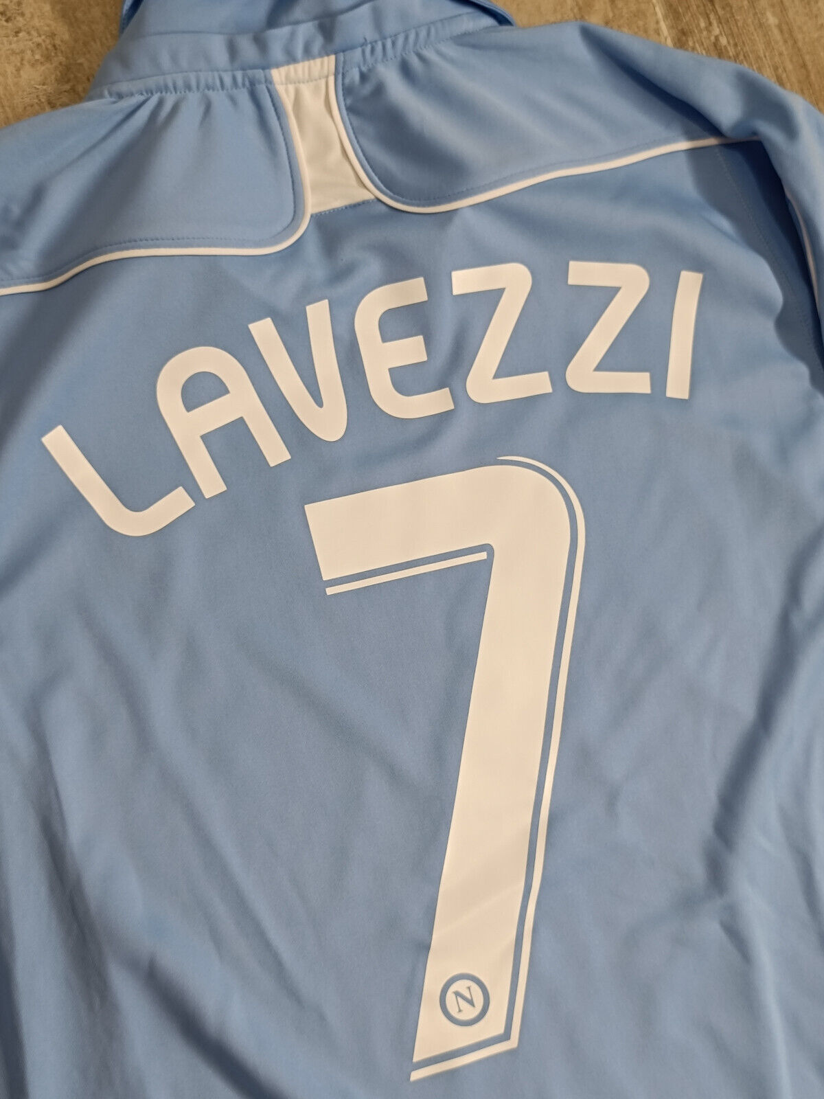 maglia calcio Napoli LAVEZZI 2007 2008 Home Jersey Diadora XL Lete Player LETE