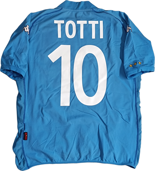 maglia calcio vintage italia TOTTI World Cup 2002 *ITALY* Korea L jersey shirt