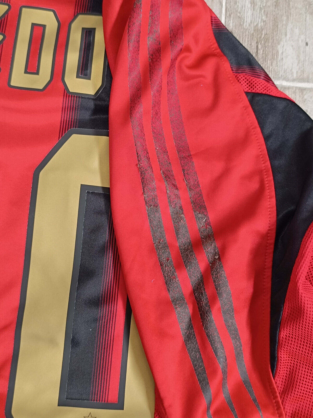 maglia calcio vintage AC Milan SEEDORF Adidas 2004 2005 Opel Climacool